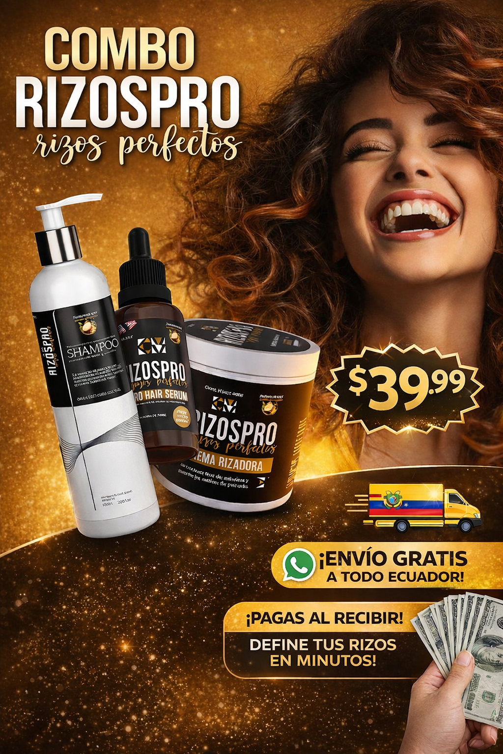 ✨ Rizos Perfectos en Minutos – Sin Frizz Todo el Día