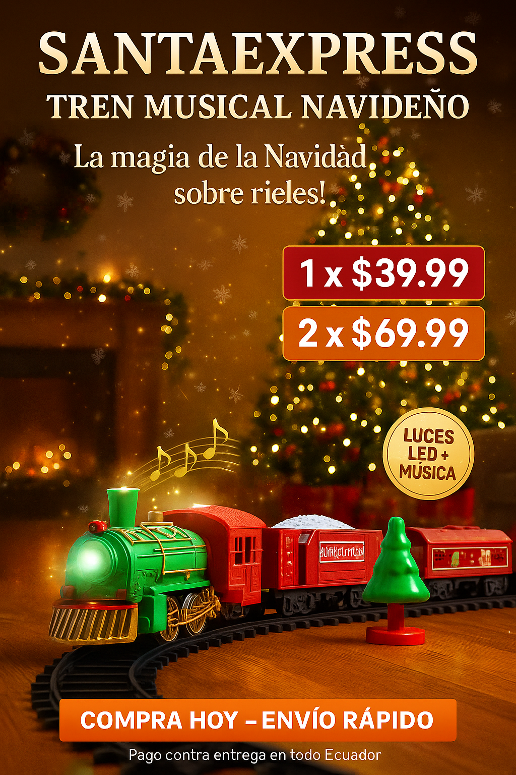 🎅🚂 SantaExpress – Tren Musical Navideño